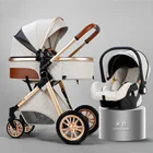 Прогулочная коляска Bolina 3 в 1, люльсветильник для новорожденных, Противоударная, 2 в 1, детская автомобиль, комфорт для малышей, 2021