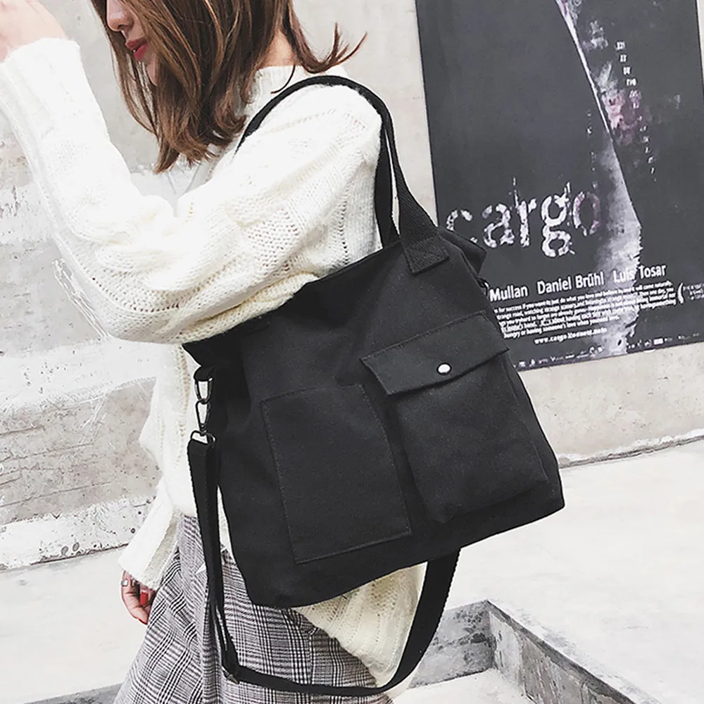 Холщовая сумка мессенджер унисекс модная мягкая Повседневная стильная сумочка