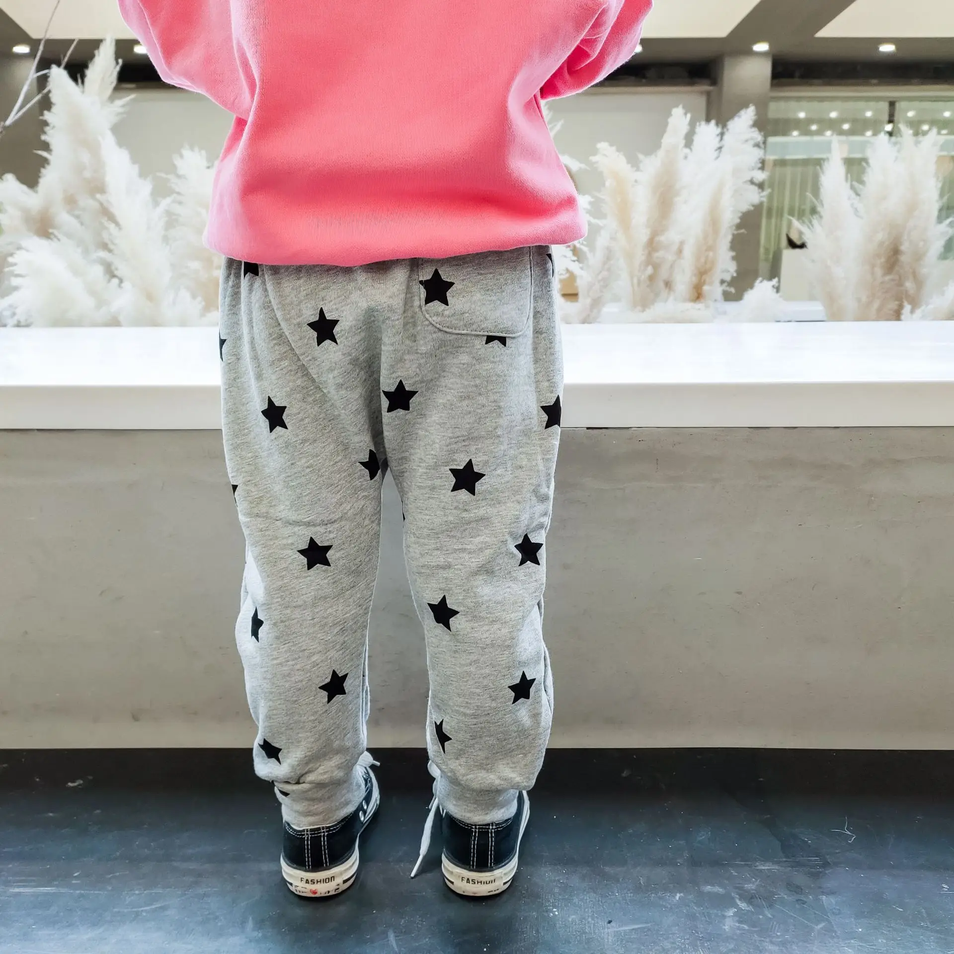 

Toddler Girls Pants Pentagram Printed Casual Harem Pants for Boys Kids Trousers 1 2 3 4 5 6 Years Baby Child Pants 2020 Spring