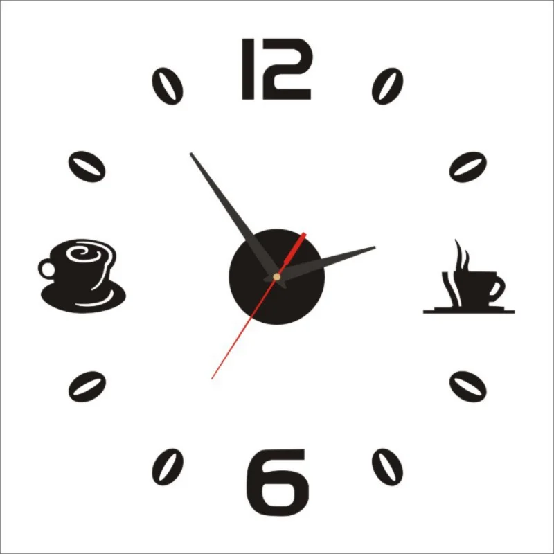 3D зеркальная поверхность настенные часы зеркальные креативные наклейки s DIY