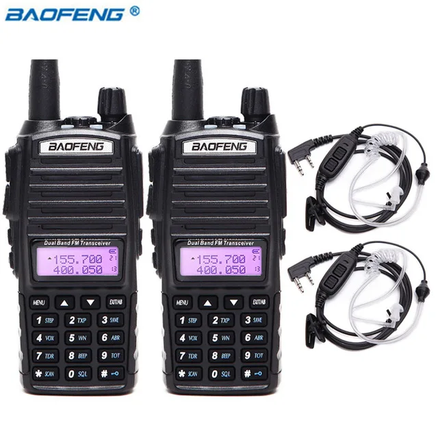 Портативная рация Baofeng UV-82 5W UV 822 PTT Двухдиапазонная VHF/UHF 136-174/400-480 МГц UV82 CB