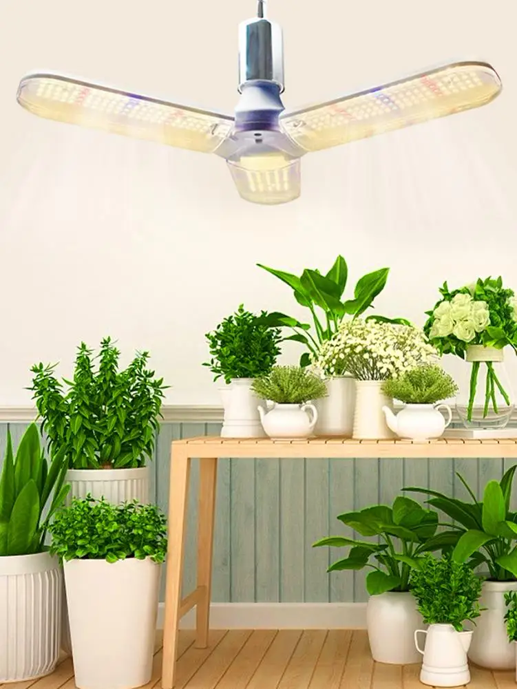 

Plant Fill Light LED Foldable Full Spectrum Growth Lamp Bulbs Waterproof For Indoor Greenhouse Hydroponic Plants Flower Lamp New