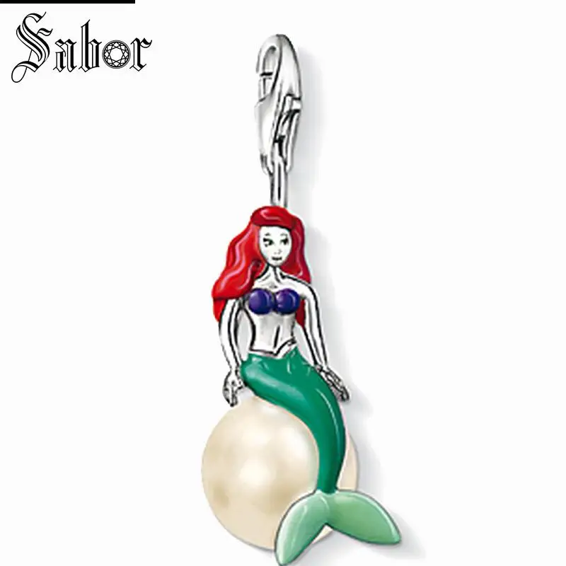 Подвеска с жемчугом Томаса русалки подарочные модные ювелирные изделия для