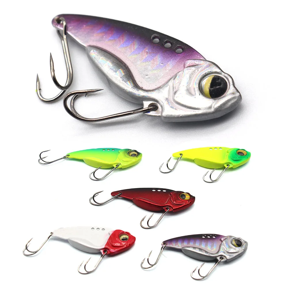 HLH металлическая безлиповая приманка 10 г 45 мм Рыболовная Приманка VIB вибрационная