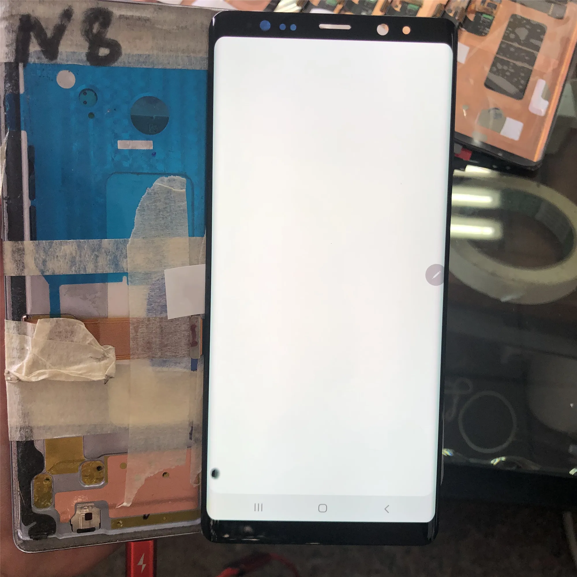 ЖК дисплей Super AMOLED 6 3 дюйма для SAMSUNG Galaxy Note 8 N9500 N9500F N900D N900DS сенсорный экран с