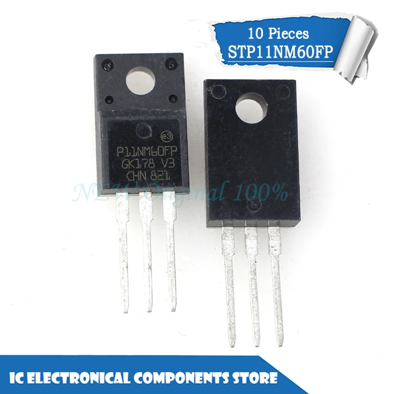 

New original STP11NM60FP P11NM60FP TO220F ic 10pcs/lot