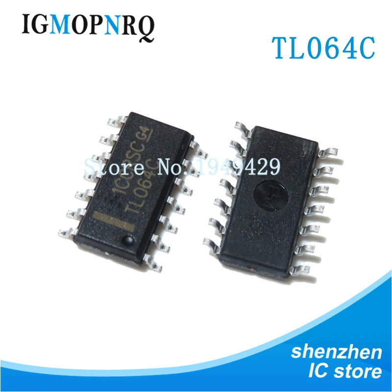 10 шт. TL064CDR SOP14 TL064C TL064 операционный усилитель op amp Quad низкий уровень шума JFET-вход