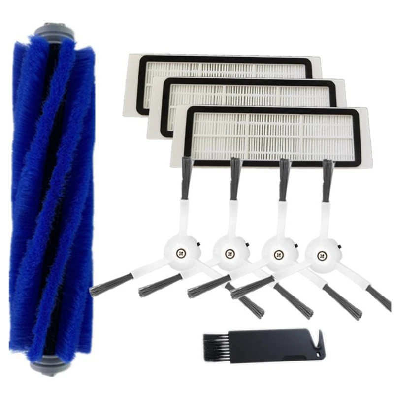

9-PCS Sweeping Robot Accessory Set is Suitable for Xiaomi Roborock Sweeper Brush,Filter,Black Brush Combination Packages