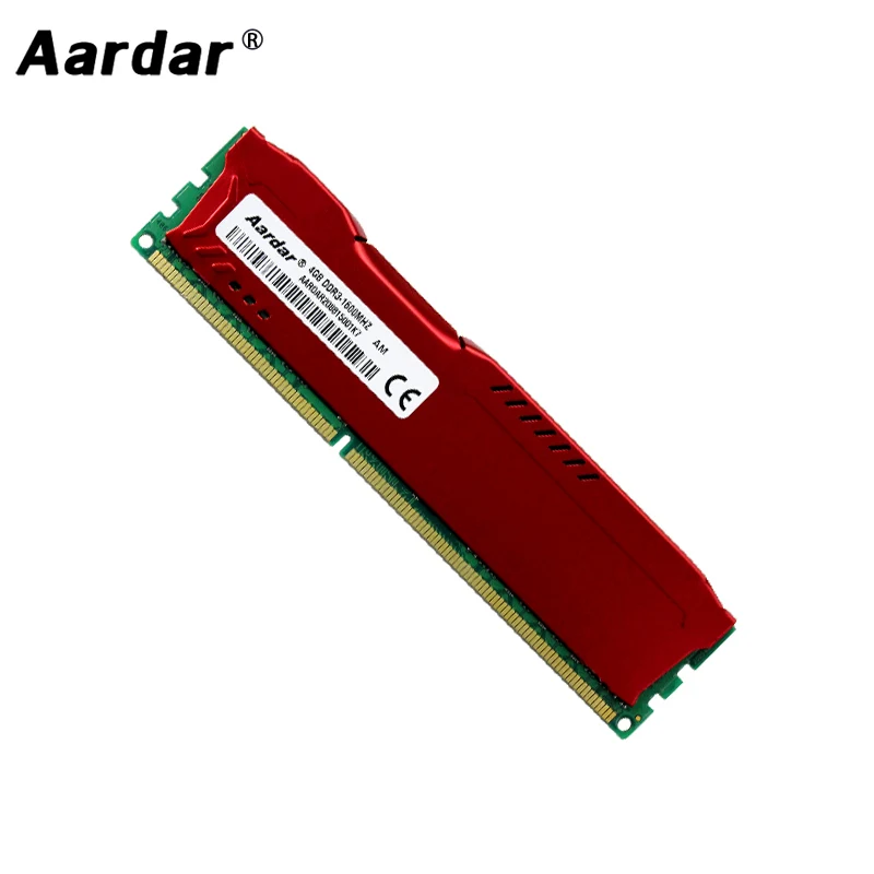 Оперативная память Aardar DDR3 4 ГБ 8 1600 МГц с радиатором высокопроизводительная