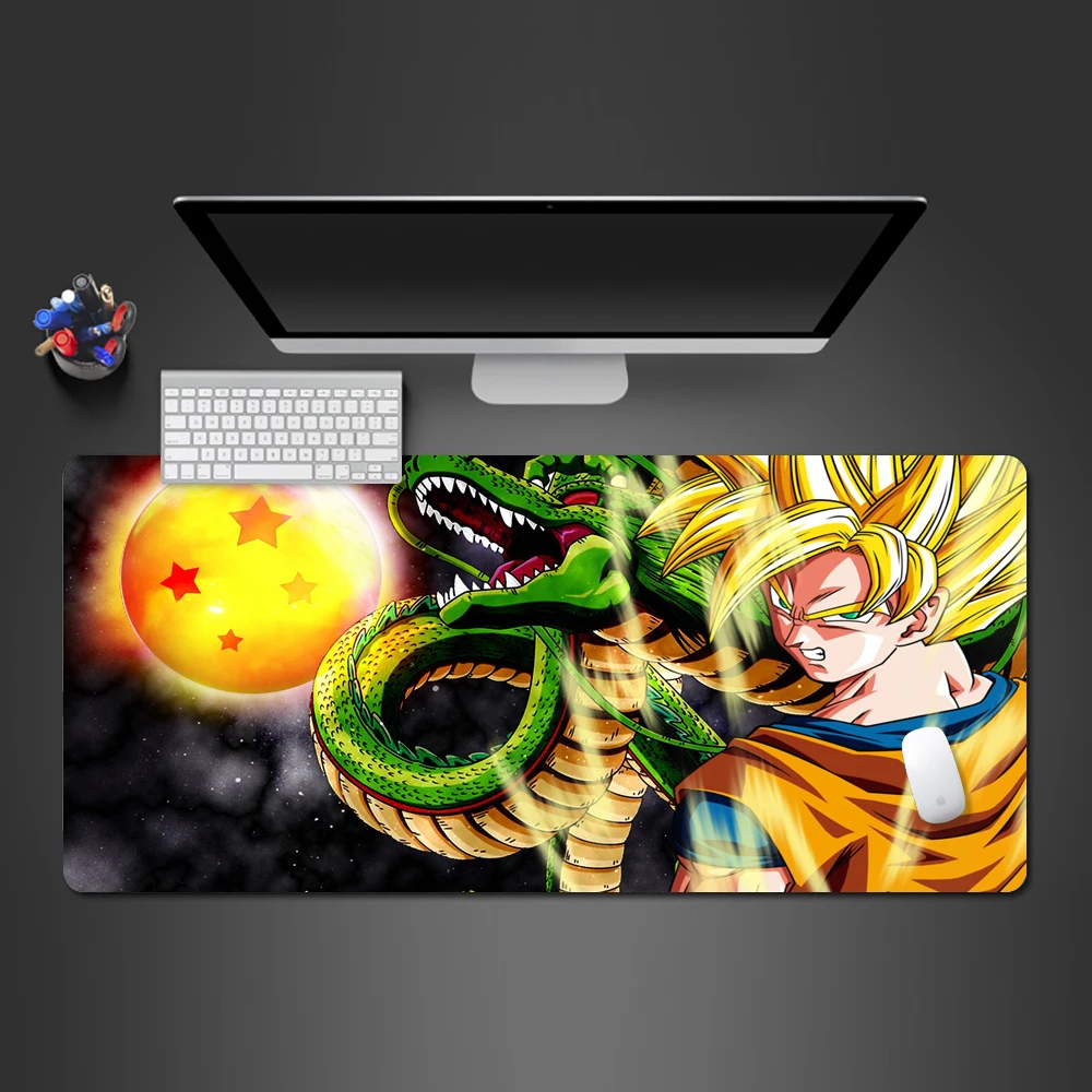 Dragon Ball Аниме Коврик для мыши игровой плеер коврик компьютерная клавиатура