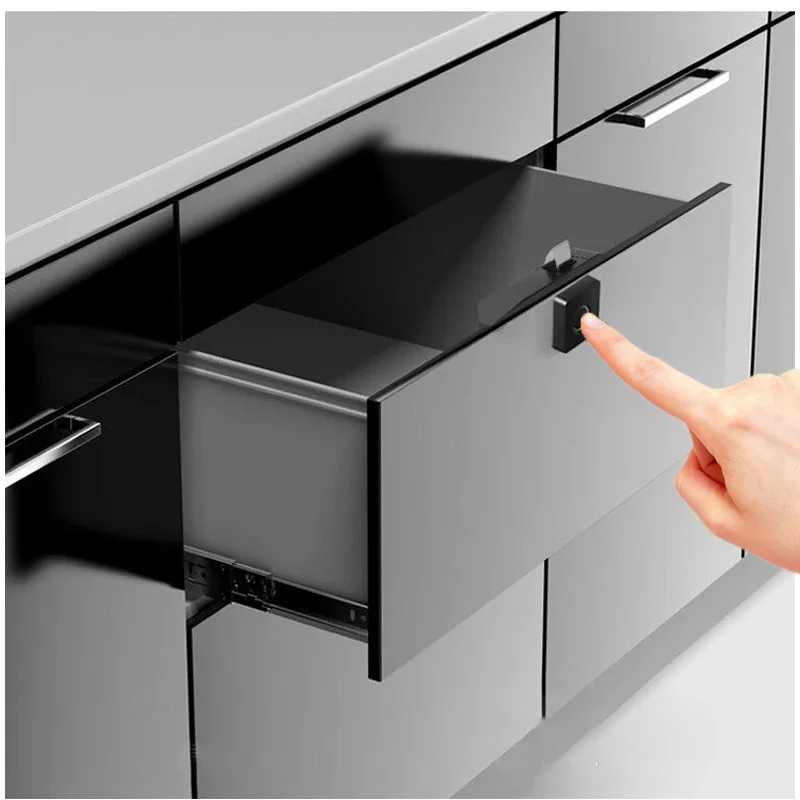 Умный Замок со сканером отпечатков пальцев электронный замок для шкафа мебель