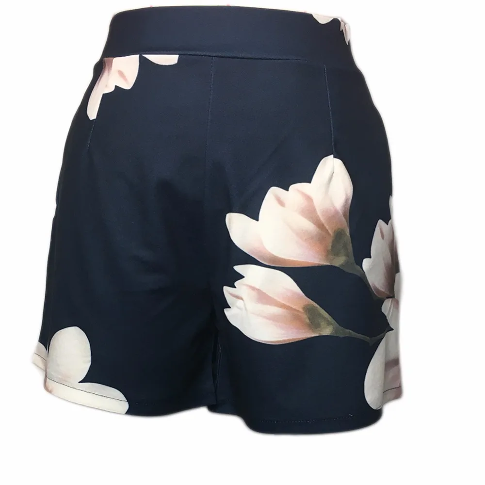 Zogaa женские пляжные Мини шорты бассеин воды 2019 океана с цветочным принтом для