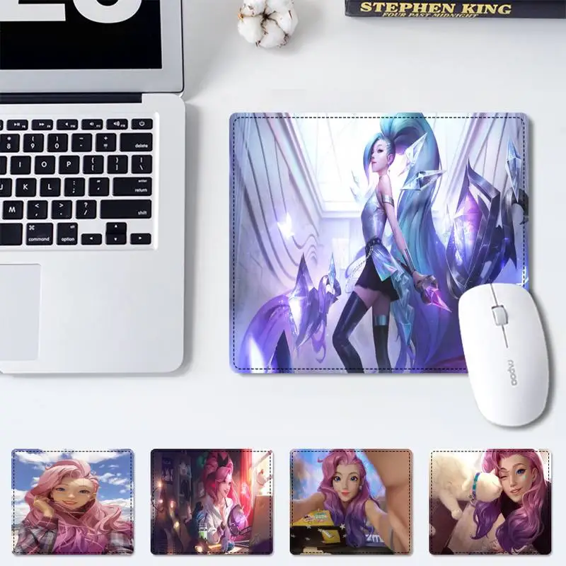 

Модный LOL Seraphine коврик для мыши маленький размер резиновый коврик для мыши игровой плеер Настольный коврик для компьютера ноутбука коврик д...