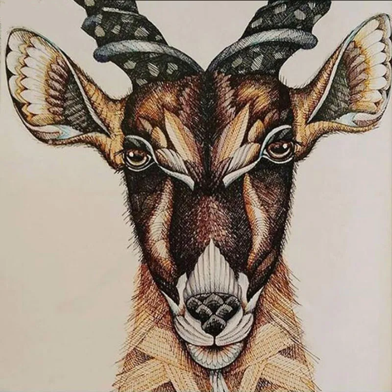 Алмазная живопись вышивка ремесла алмазная абстрактная из козы овцы кубик