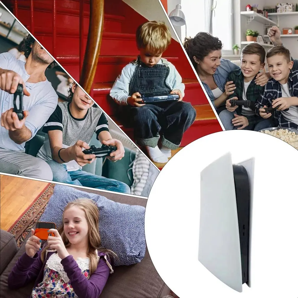 

For Playstation5 Digital Edition Panel Faceplate Silicone Case Covers Replacement Skin Case For PS5 Gaming Accessories Gamer Kit