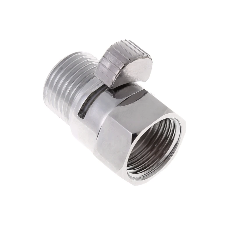 

G1/2" Full Brass Flow Quick Control Shut-OFF Valve For Shower Head Hand Water Saver