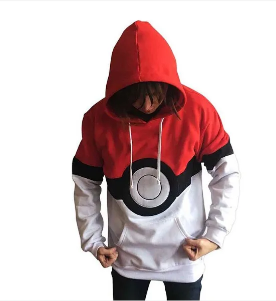 Осень 2019 мужские и женские толстовки с длинным рукавом костюм покемона толстовка