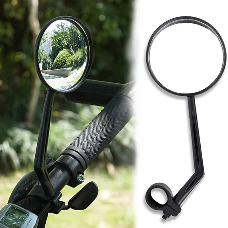 

Bicycle Mirror 4 Pack Adjustment Bicycle Rearview Mirror Handlebar Rearview Mirror for Mountain Bike, Bicycle (Black)
