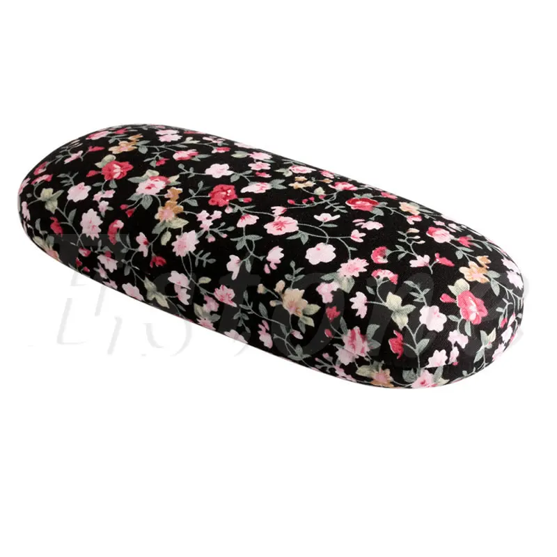 

Hard Floral Glasses Storage Spectacle Glasses Case Box Protector Holder 2XPC