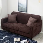 Плюшевый чехол Lessie для дивана, 18 цветов на выбор, толстое сидение Чехлы для дивана, эластичное недорогое покрытие для полотенец