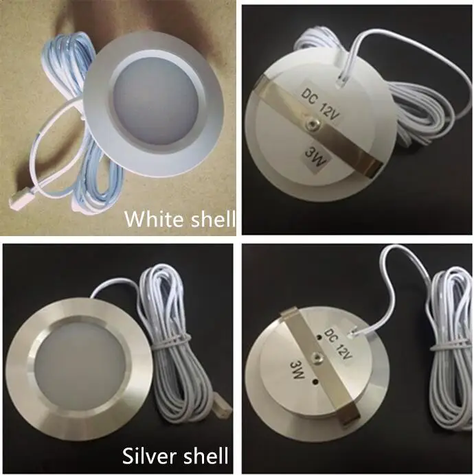 Ультратонкий скрытый светодиодный мини-светильник 12 В дисплей для кухни под шкаф