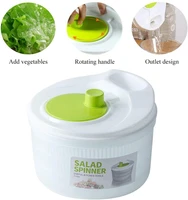 large kitchen drain lettuce washing machine easy to dry fruits and vegetables convenient for one handed pump operation