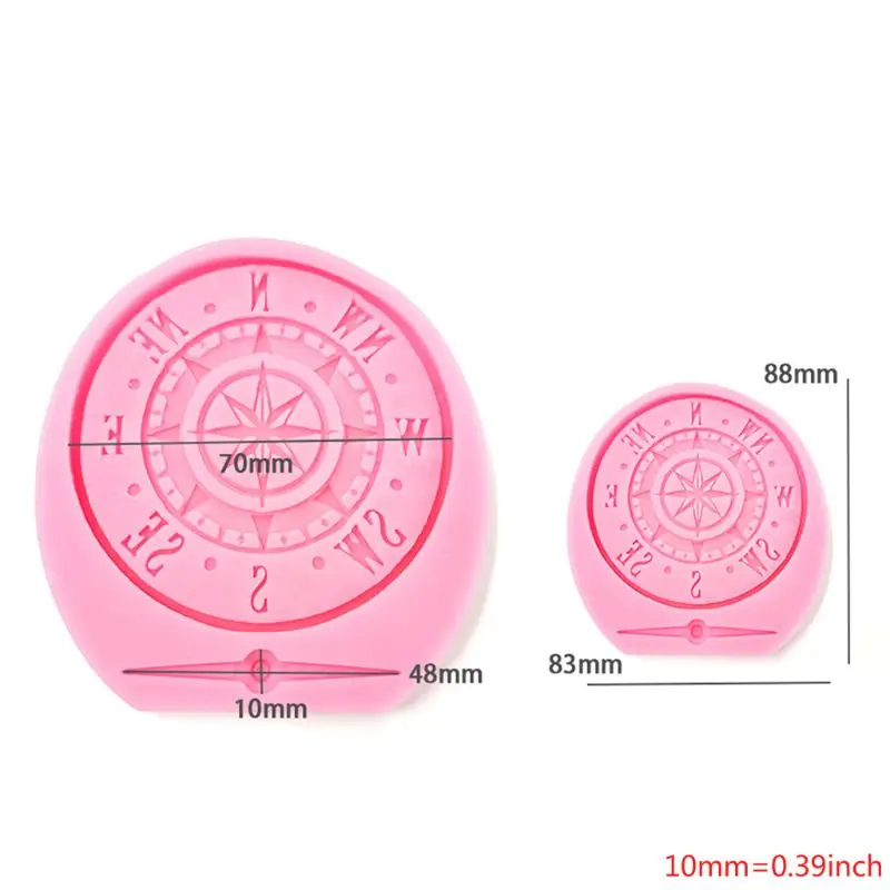 Vintage Clock Silicone Molds Steampunk Gear Baby Birthday Fondant Cake Decoratin