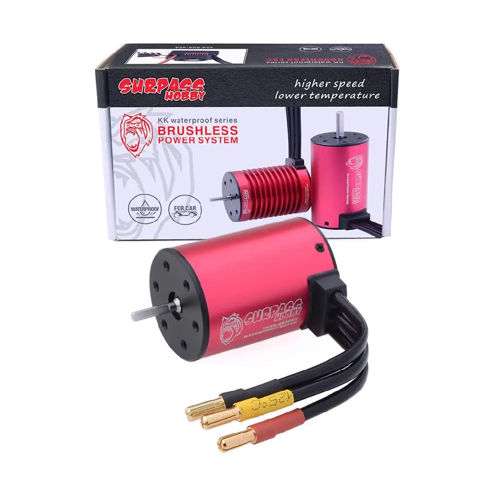 SURPASS HOBBY 3650 3100/4300/4500/5200/6900KV бесщеточный двигатель для 1/10 RC автомобиль грузовик