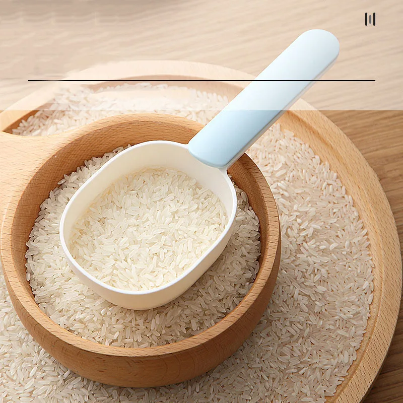 Бытовые простой риса ложка в форме черепа льда зерна Лопата Кофейные сумка Клип