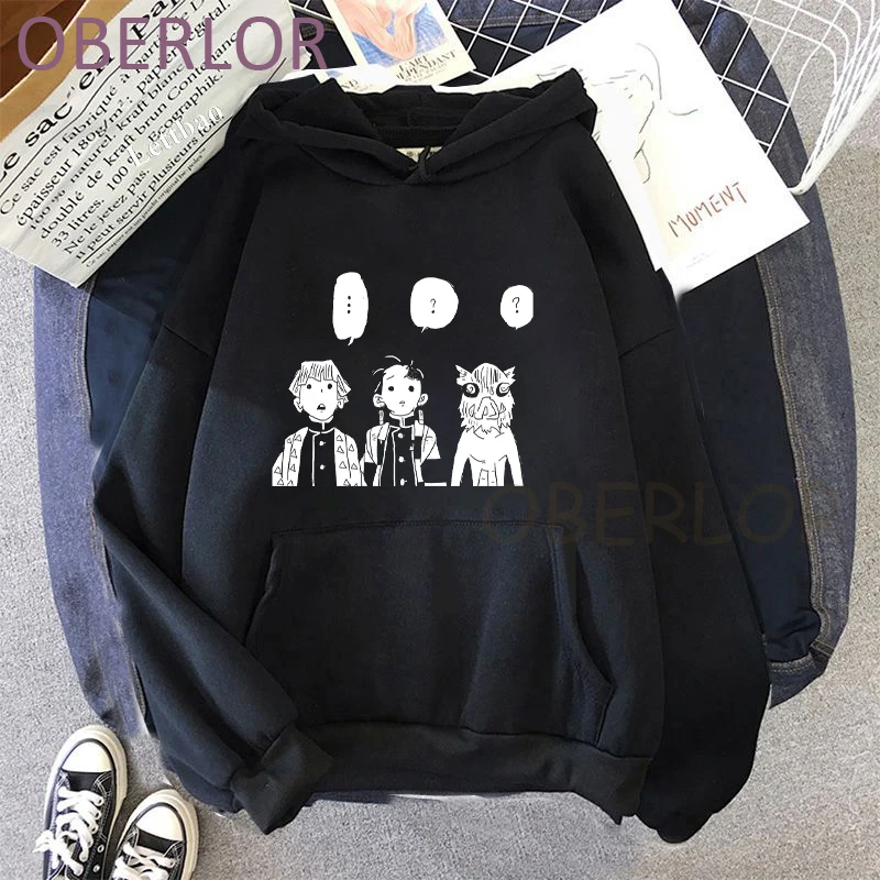 

Толстовка с капюшоном для мужчин и женщин, свитшот с длинным рукавом и принтом «рассекающий демонов», одежда для гранж, аниме топы, уличная о...