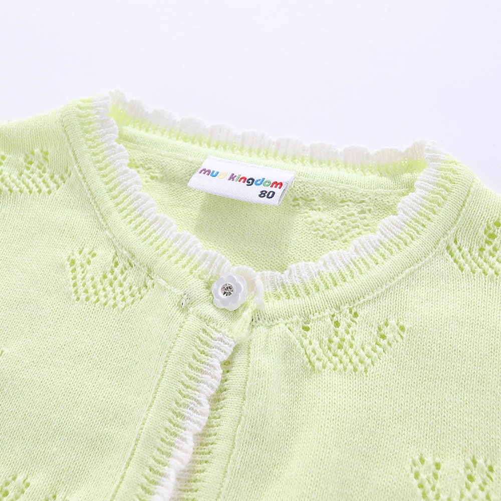 Детский трикотажный кардиган с длинным рукавом принтом | Детская одежда и обувь