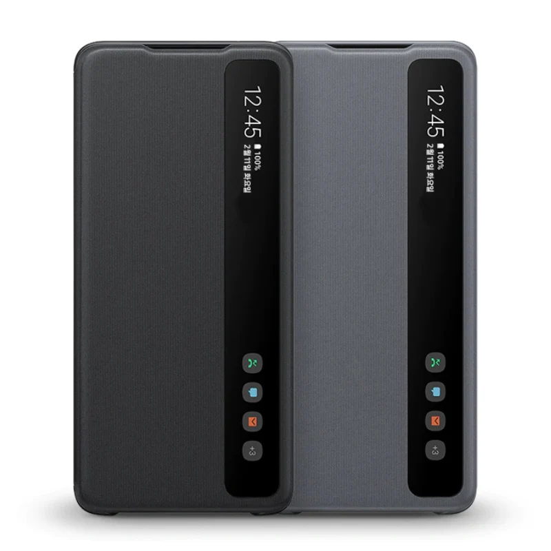 Samsung зеркальный Прозрачный S-View смарт-чехол для телефона samsung Galaxy S20 + ультра 5G