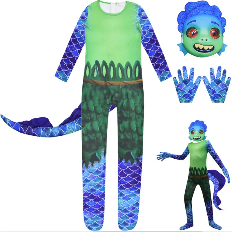 Детские костюмы на Хэллоуин для мальчиков и девочек летний костюм косплея в