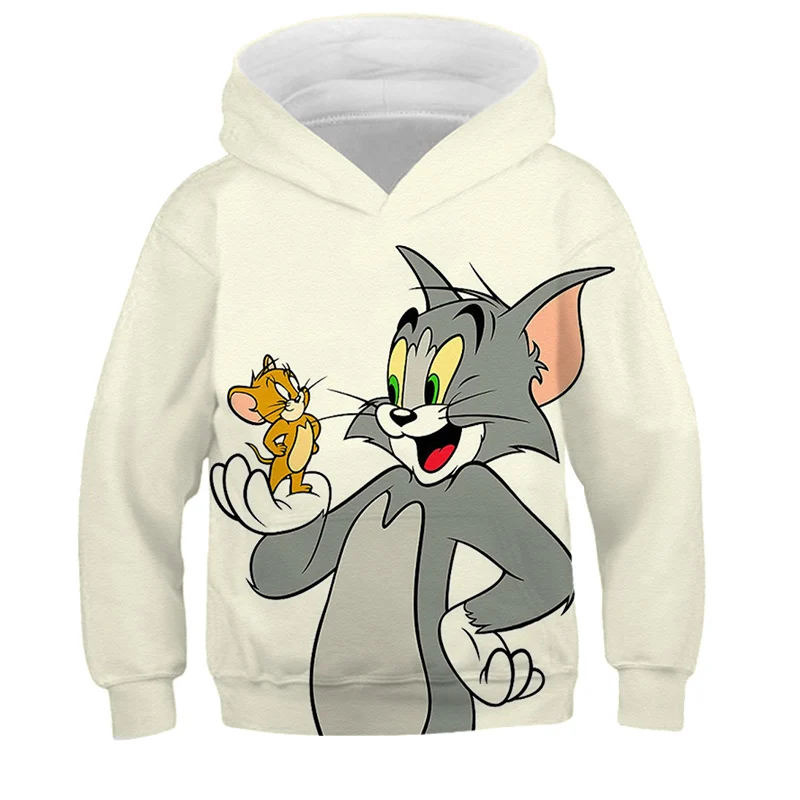

Cute Anime 4-14Y Boys Girls Funny Cartoon 3D Print Hoodie Child Sweater hoodie Children Pullover Spring Kids Top Hoodi Clothes