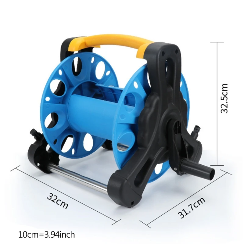 

Portable Garden Hose Bracket Water Hose Pipe Reel Holder for Household Gardening Watering and Cleaning