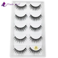 5 pairs 5d w17 fluffy 3d mink lashes makeup dramatic long natural eyelashes wholesale eyelash extension maquillaje
