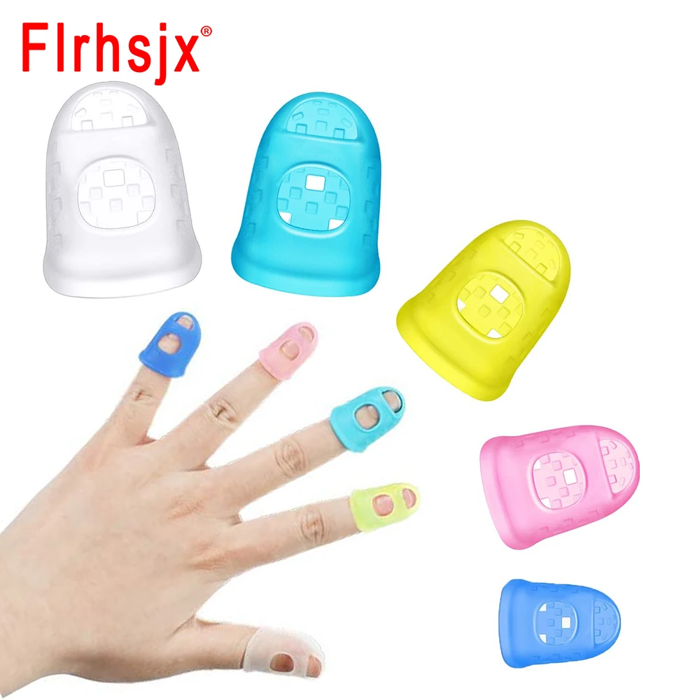 

Multifunctional Silicone Thimble Hollowed Out Breathable Protective Finger Thimble DIY Needlework Crafts Sewing Accessories