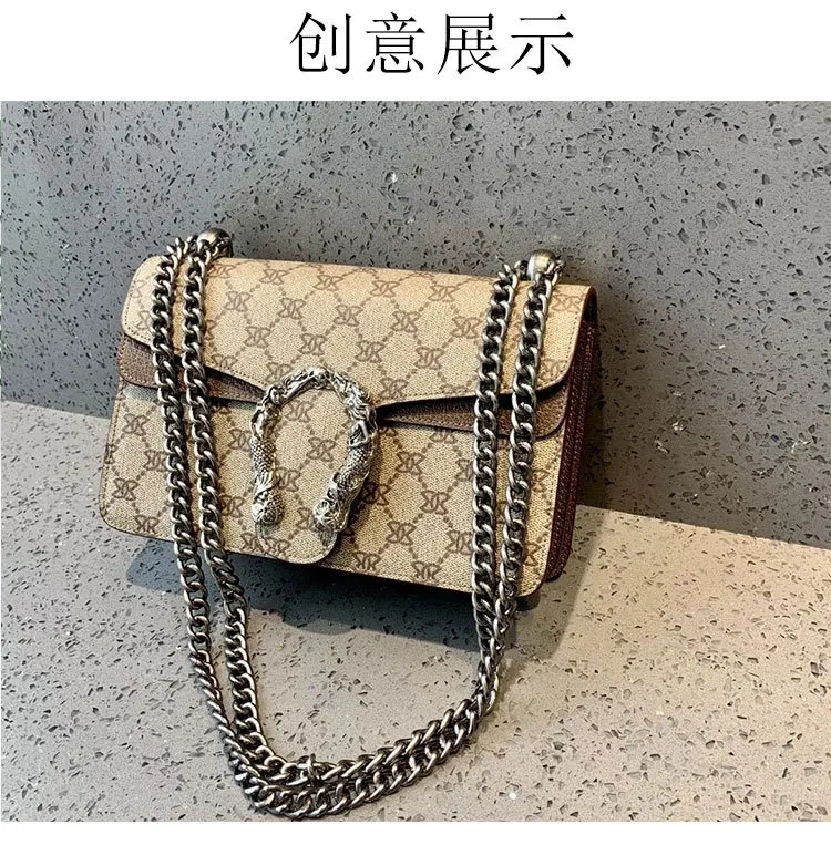

Hot Sale Retro Style Bag Women New Fashion Wild Texture Small Square Bags Trend Ladies Shoulder Messenger Bag