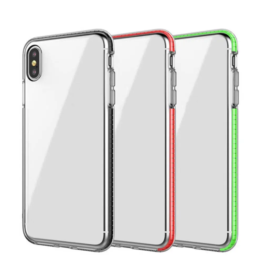 Силиконовый прозрачный чехол для телефона iPhone 11 Pro XS Max X XR противоударный мягкий