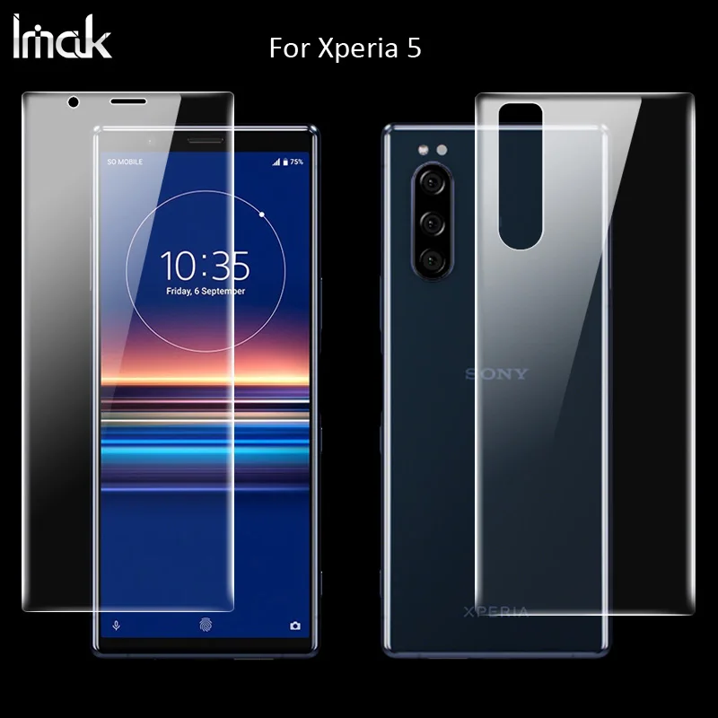 Imak Гидрогелевая пленка для sony Xperia 1 5 Защитная Прозрачная Олеофобная пленка