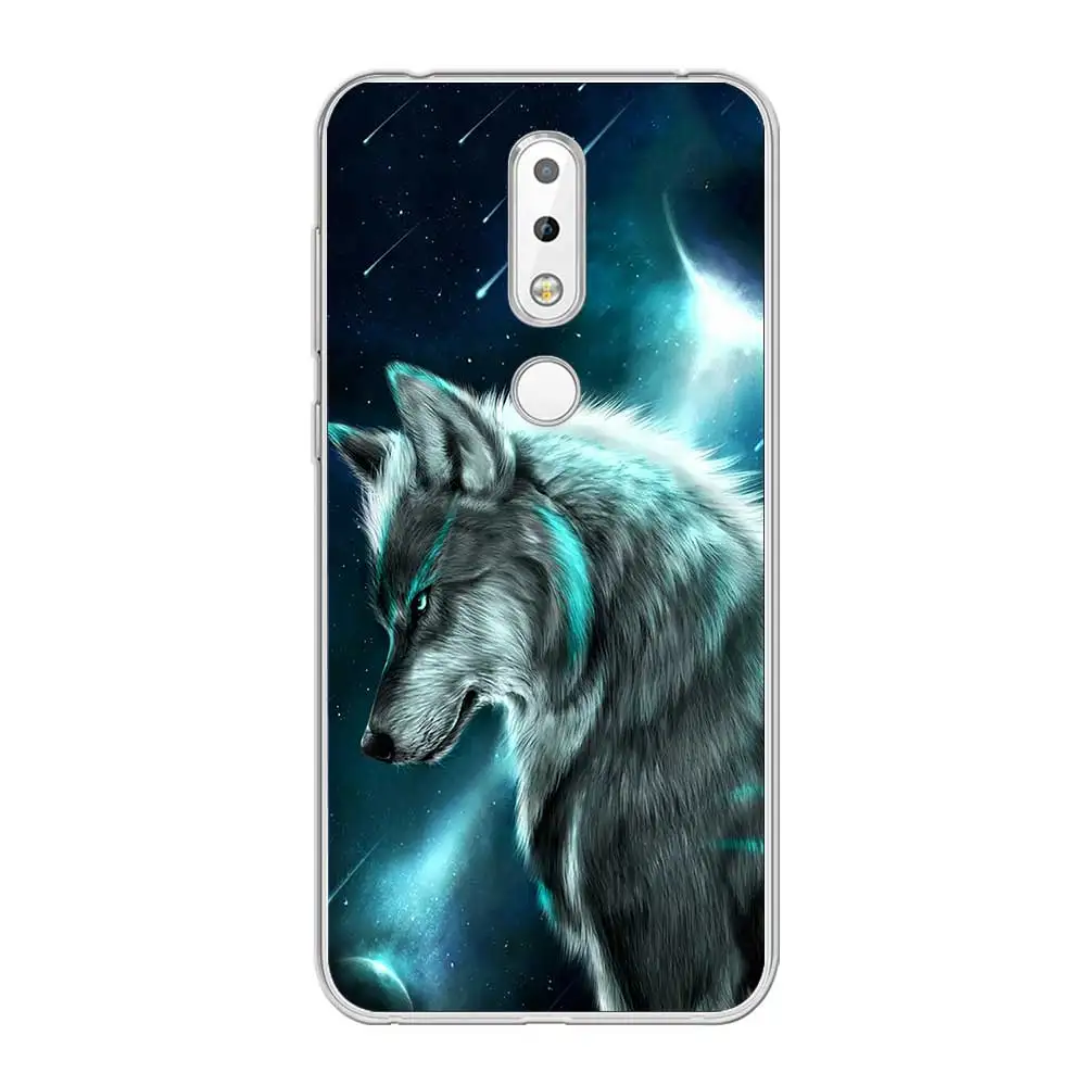 Мягкий силиконовый прозрачный ТПУ чехол для телефона Nokia X7 X6 X5 X3 с изображением