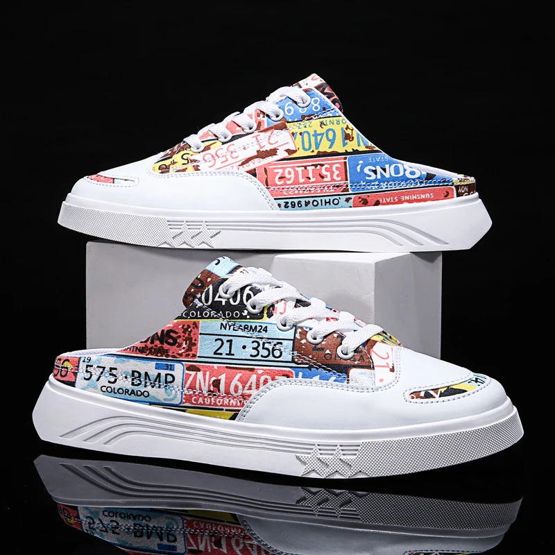 AIZHETU 2020 Новые повседневные туфли дышащие мужские летние шлепанцы без каблука