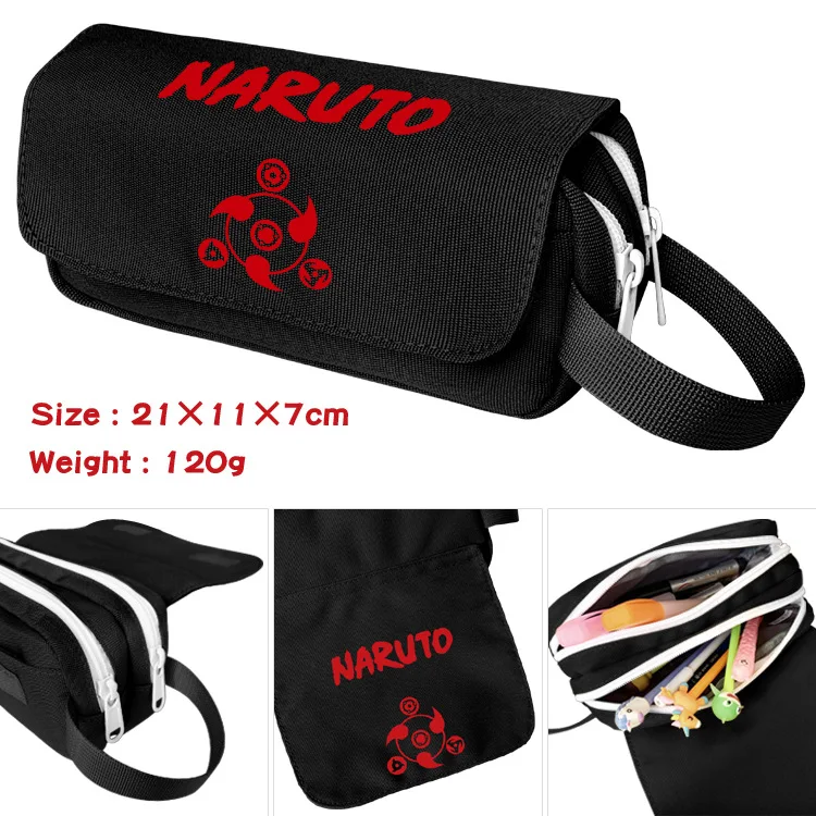 

Anime Akatsuki Handerbag Large Capacity Pencil Case Oxford Canvas Pencil Box School Office Pen Bag