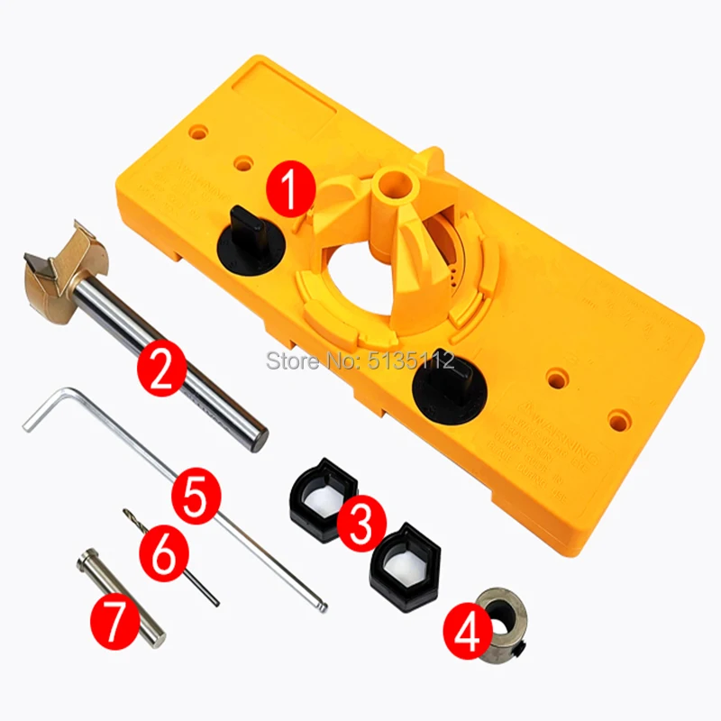 Чашкой 3 5 см Стиль шарнир джиг направитель сверла двери шкафа Установка