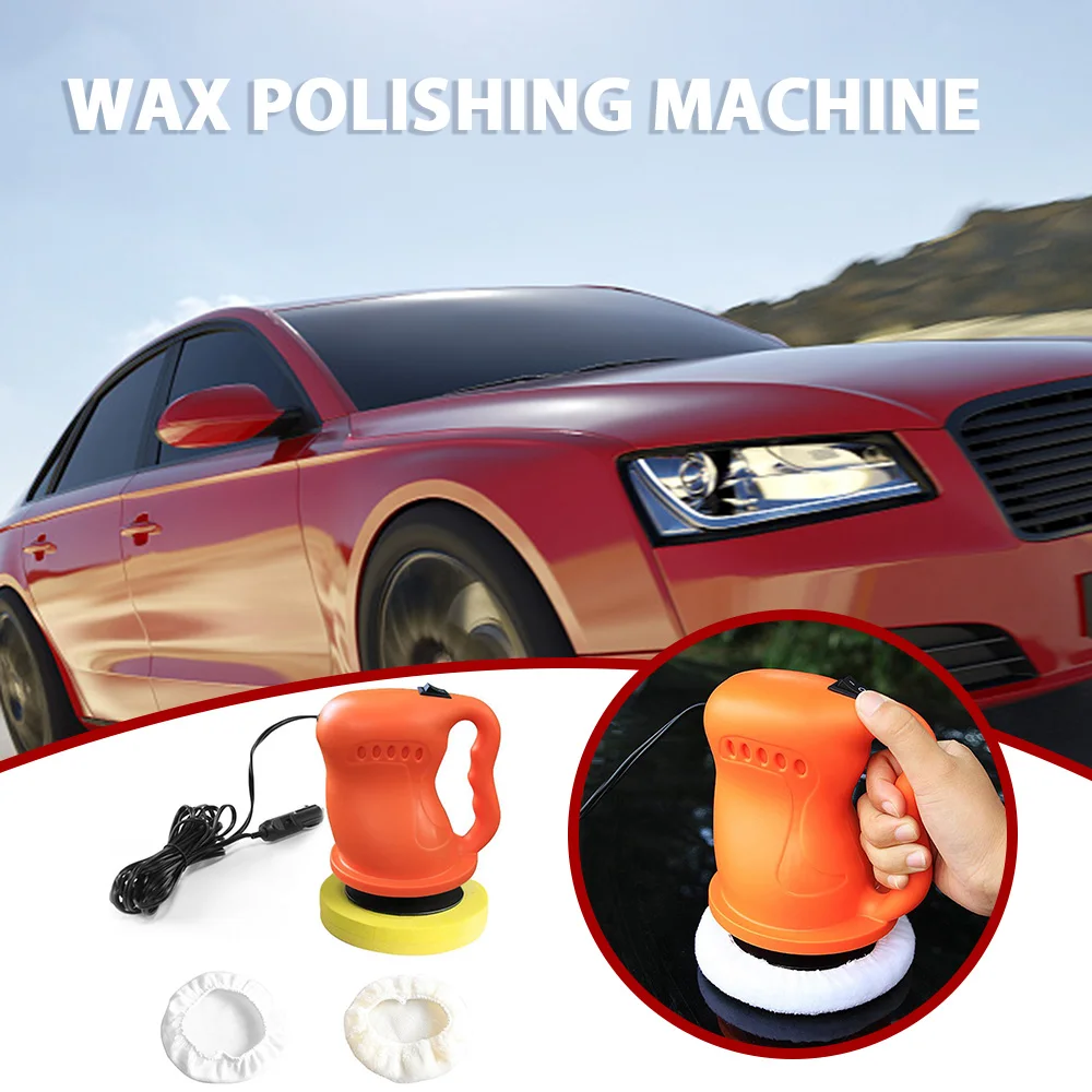 

12V 36W Waxing Polishing Machine Auto Paint Care Car Polisher Electric Waxer Tool Buffing Sanding Waxing Grinding Tools
