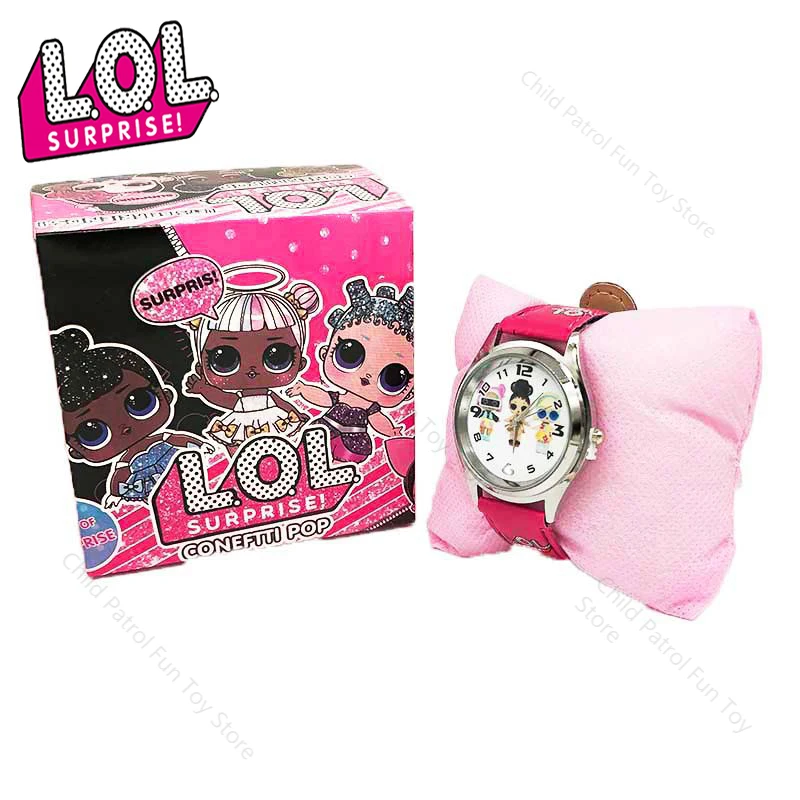 

LOL Surprise Dolls Toys 3D Projection Children Silicone Quartz Watch Random Color Fashion Cartoon Anime Gifts for Girls Watch