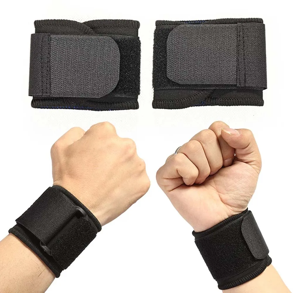 

Adjustable Soft Wristbands Wrist Support Bracers For Gym Sport Basketball Carpal Protector Breathable Wrap Band Strap Safety