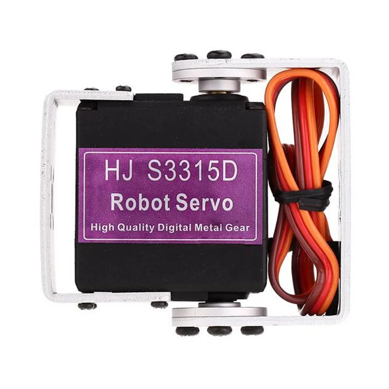 HJ S3315D Металл 15 кг Крутящий момент щеткой двигатель 180 Вращающийся цифровой робот