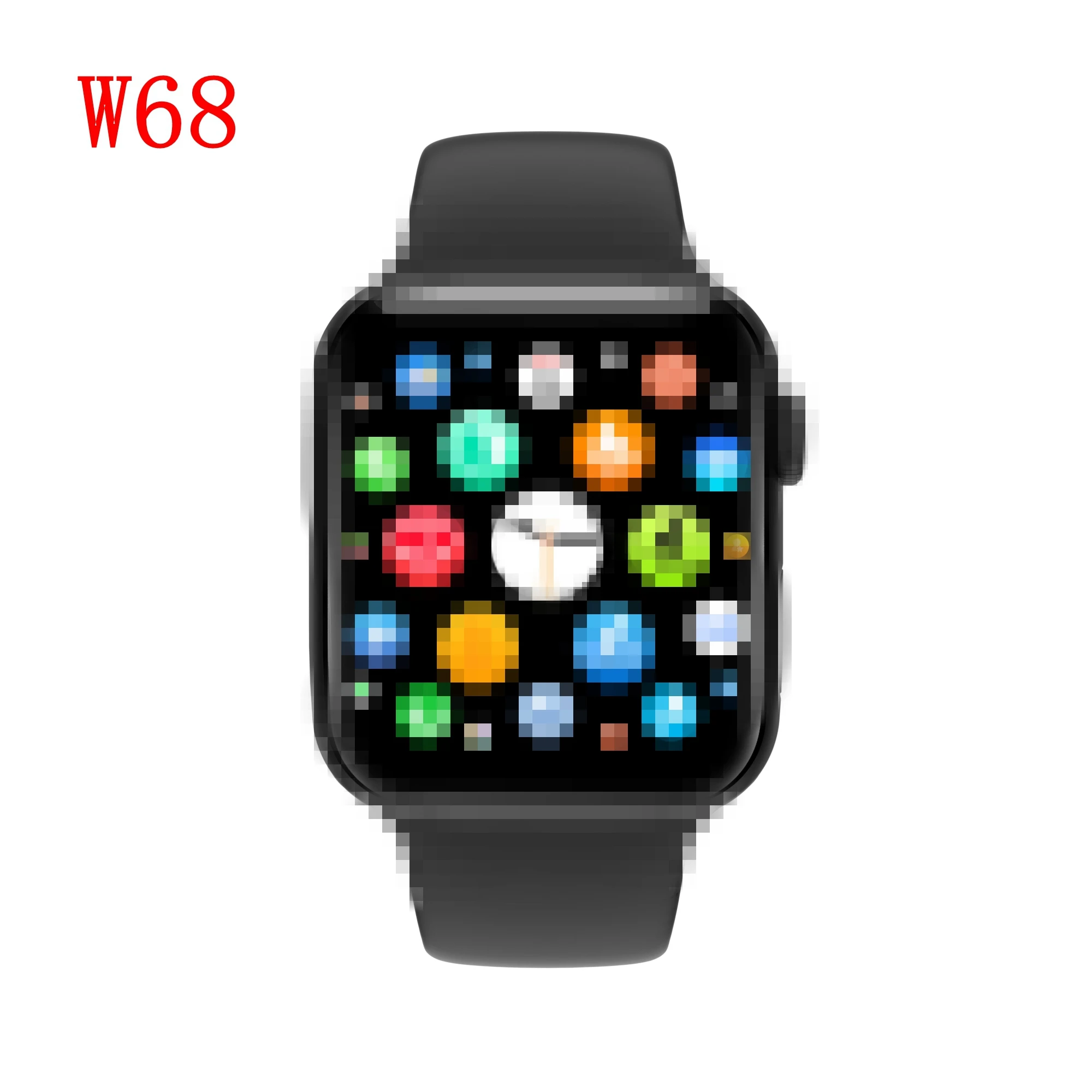 1 Часы 5 IWO 12 Pro Bluetooth Смарт часы W68 1:1 Смарт часы 44 мм чехол для Apple iOS Android телефон сердечного ритма PK IWO 11 lite P70 - Цвет: 1