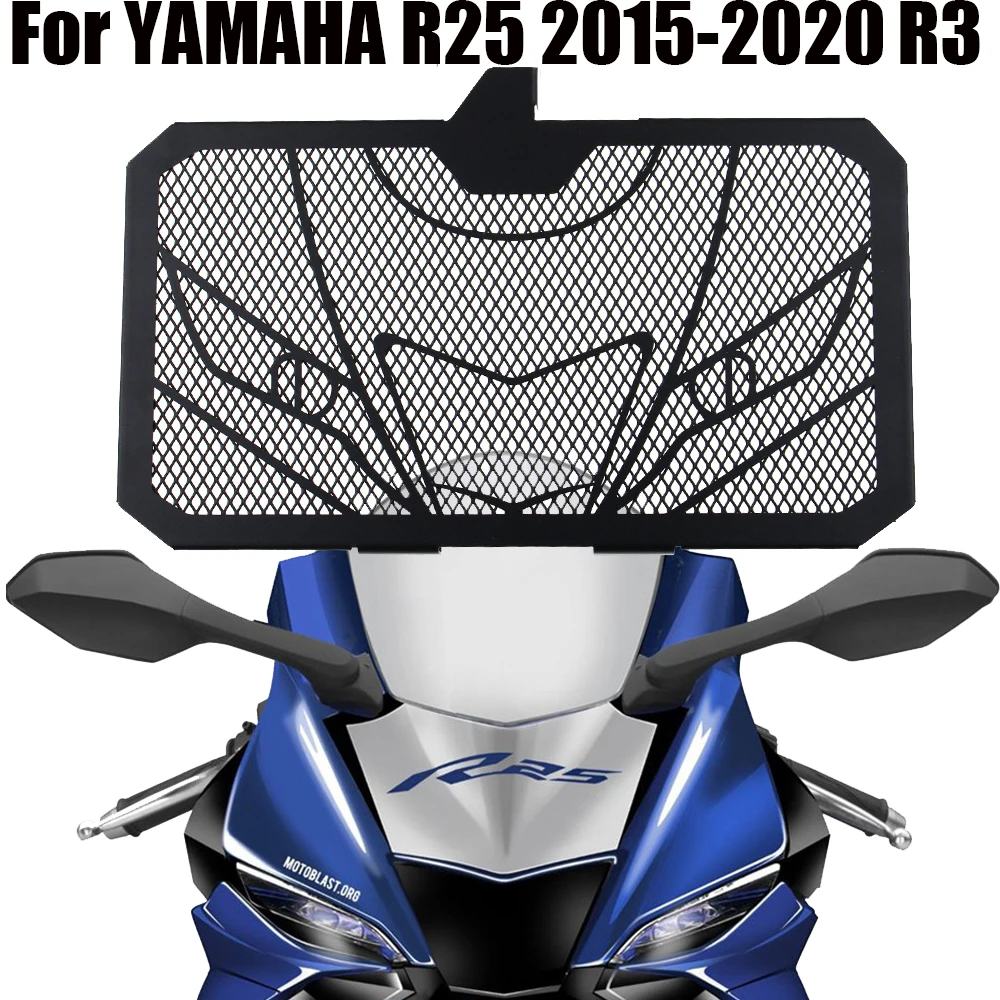 

Защита для радиатора мотоцикла, защитная крышка для радиатора мотоцикла YAMAHA YZF R25 2015-2020 2017 2018 YZF R3, аксессуары